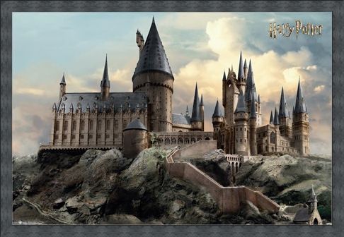 Framed Framed Hogwarts Day - Harry Potter