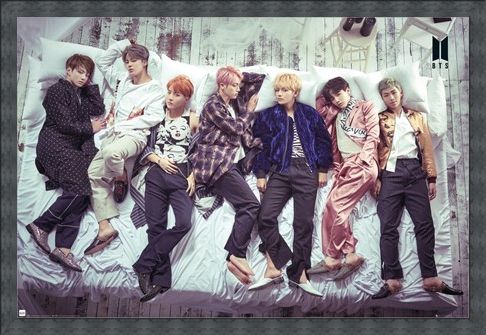 Framed Framed Group Bed - BTS K-Pop