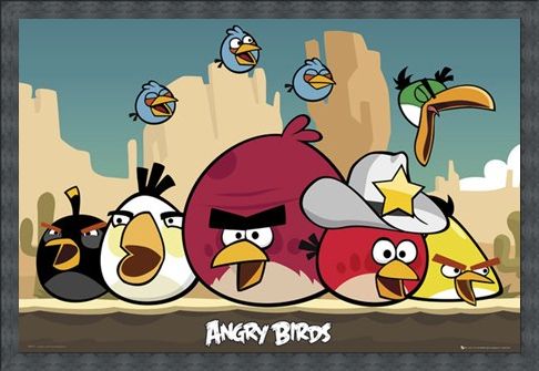 Framed Framed The Sheriff has Arrived! - Angry Birds