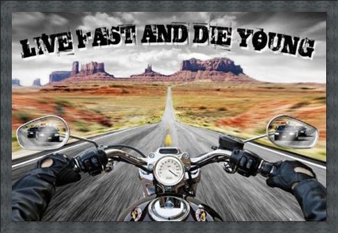 Framed Framed Live Fast and Die Young - Open Road