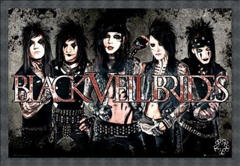Framed Framed Black Veil Brides - Glam Rock