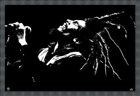 Framed Framed King of Dreads - Bob Marley