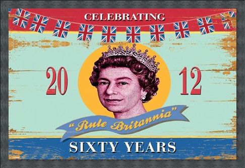 Framed Framed Rule Britannia - Martin Wiscombe
