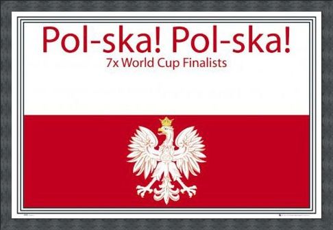 Framed Framed Pol-Ska! Pol-Ska! - Poland National Football Team