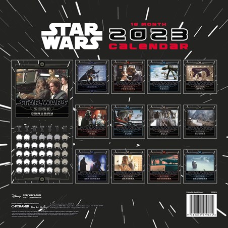 Classic, Star Wars - 2023 Calendar - Buy Online