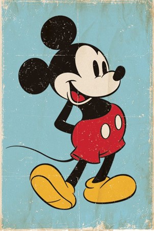 Retro Mickey Mouse, Walt Disney