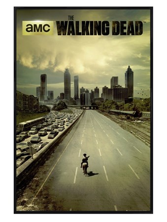 Gloss Black Framed Andrew Lincoln Is Rick Grimes - The Walking Dead