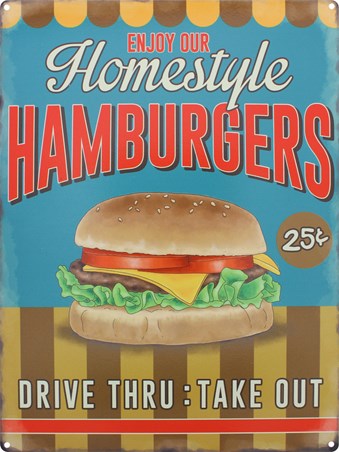 Homestyle Hamburgers, Drive Thru: Take Out
