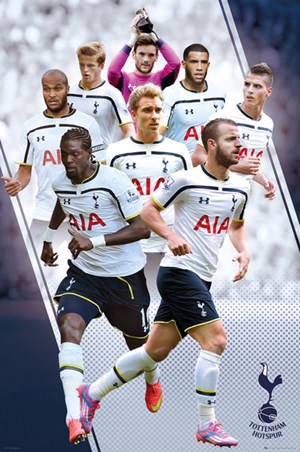 Star Players, Tottenham Hotspur Football Club 2014/15 Poster - PopArtUK