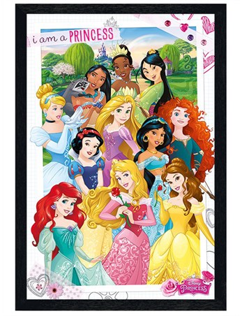 I Am A Princess - Walt Disney Character Poster