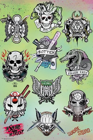 Tattoo Parlor, Suicide Squad Poster - Buy Online