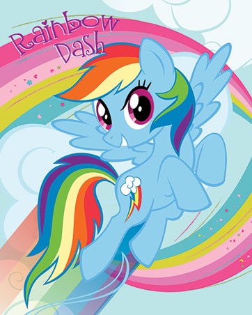 Rainbow Dash My Little Pony Poster Buy Online