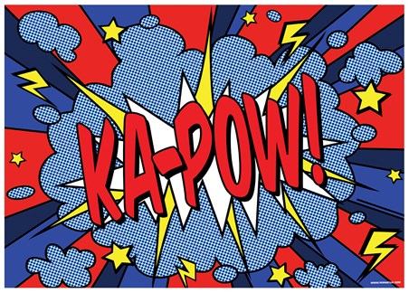 Ka-Pow!, Comic Sounds Poster - Buy Online