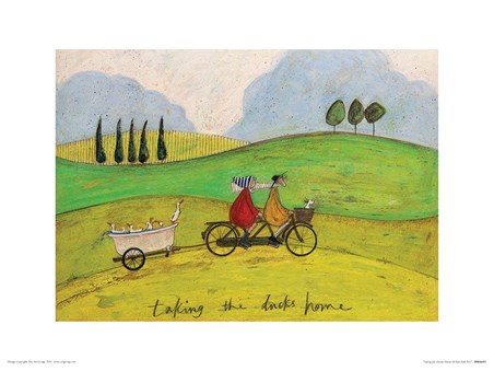 Sam TOFT which is your favourite Season Art Print 80x60cm 