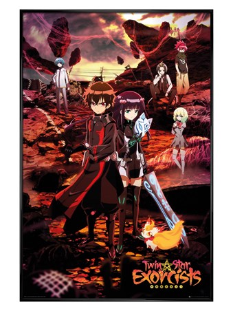 Gloss Black Framed Sousei No Onmyouji - Twin Star Exorcists