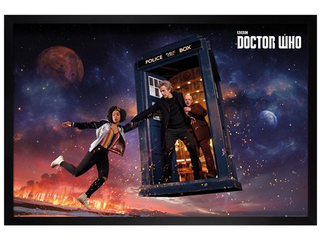 Black Wooden Framed Season 10 Iconic - Doctor Who