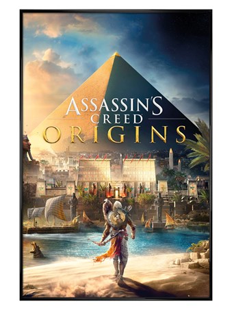 Gloss Black Framed Assassins Creed - Origins