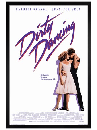 Black Wooden Framed The Time of My Life - Dirty Dancing