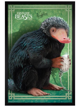 Black Wooden Framed Niffler - Fantastic Beasts and Where To Find Them