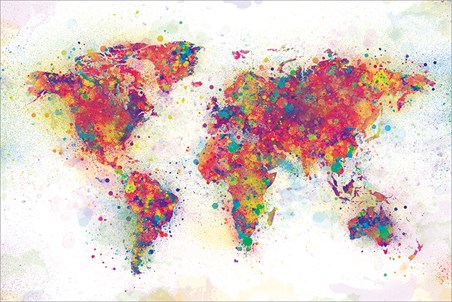 Colour Splash, World Map