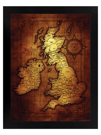 The British Isles, Map