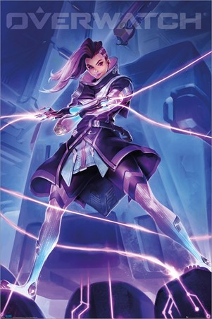 SIZE: 24" x 36" GAMING POSTER / PRINT Details about   OVERWATCH WIDOW MAKER 