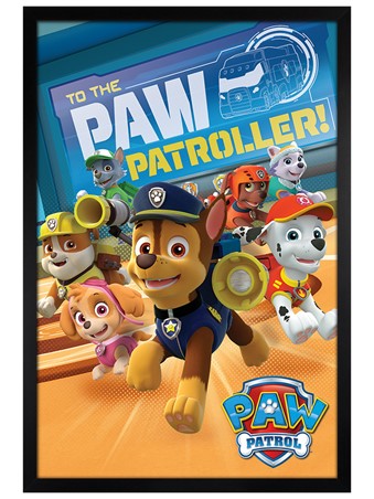 Black Wooden Framed To The Paw Patroller - Paw Patrol