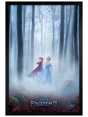 Black Wooden Framed Woods - Frozen 2