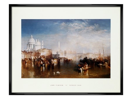 Gloss Black Framed Venice, 1840 - JMW Turner