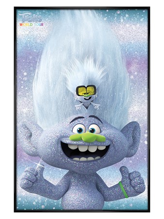 Gloss Black Framed Guy Diamond and Tiny - Trolls World Tour