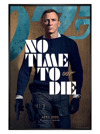 Gloss Black Framed No Time To Die - James Stance - James Bond