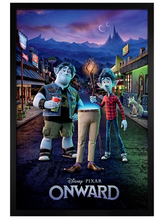 Black Wooden Framed Adventure - Onward