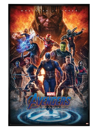 Gloss Black Framed Whatever it Takes - Avengers: Endgame