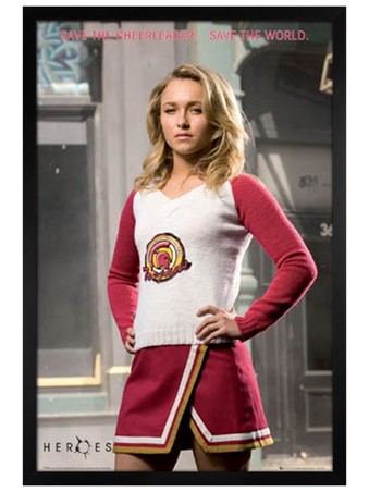 Black Wooden Framed Claire Bennet - Heroes