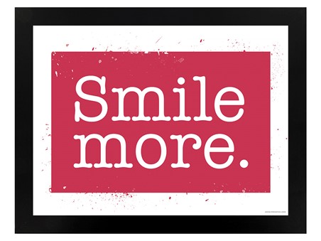 Smile More, Motivational Quote