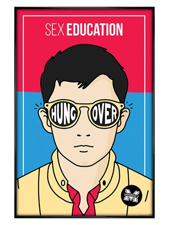 Gloss Black Framed Hungover - Sex Education