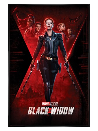 Gloss Black Framed Unfinished Business - Black Widow