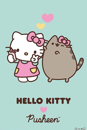 Love, Pusheen x Hello Kitty
