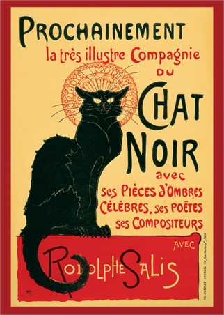 Tournee du Chat Noir (Turn of the Black Cat), Theophile Alexandre Steinlen