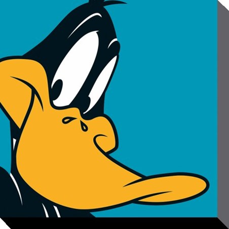 The Desthpicable Daffy Duck, Looney Tunes Canvas Print - PopArtUK