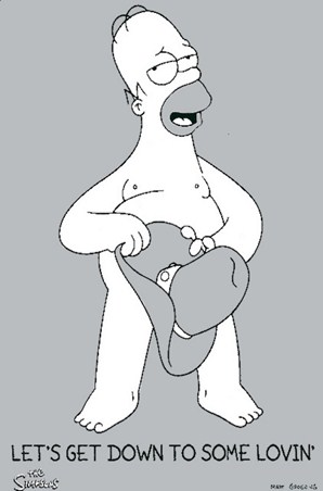 Let's get down to some lovin' - The Simpsons