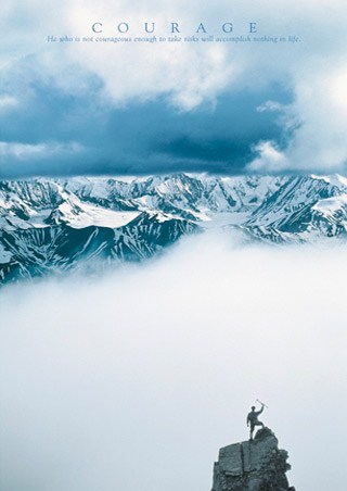Mountain Summit - Courage, Aspirational