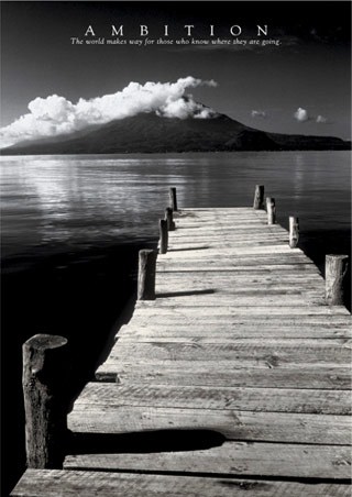Black & White Jetty - Ambition, Aspirational