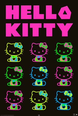 Neon Party, Hello Kitty - PopArtUK