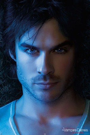 Close Up of the Gorgeous Damon Salvatore - Ian Somerhalder from The Vampire Diaries