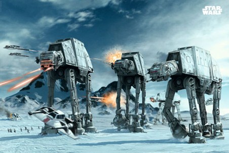 Battle on the Planet Hoth, Star Wars - PopArtUK