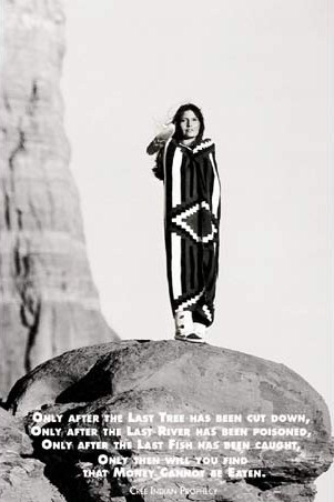 Cree Indian Prophecy - Native American Woman
