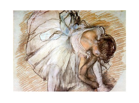 Ballerina Che Calza La Scarpetta - Edgar Degas