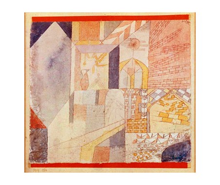 Architecture with Pitcher, Paul Klee Print - PopArtUK