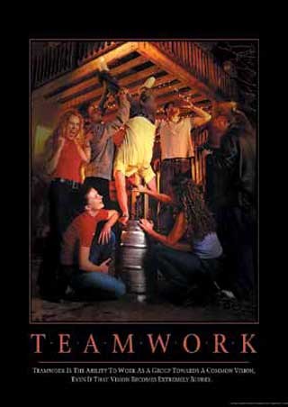 Kegstand: Just get the Balance Right - Teamwork